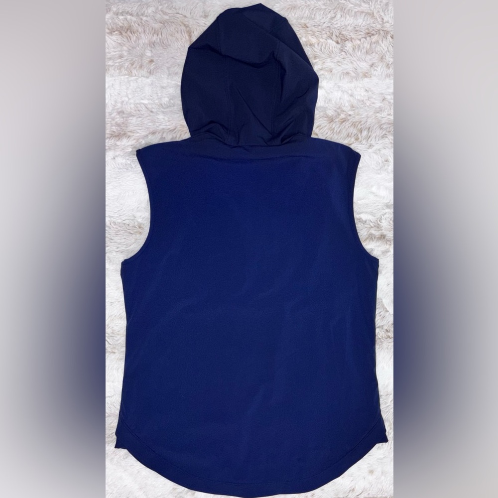Peter Millar Women's Navy Jameson Flex Adapt Full-Zip Hooded Vest Small NWT - Picture 6 of 7
